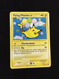 Pokemon - Rising Rivals 2009 - Flying Pikachu Lv.12 Holo - Hp - Image 1