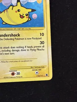Pokemon - Rising Rivals 2009 - Flying Pikachu Lv.12 Holo - Hp - Image 4