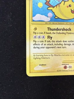 Pokemon - Rising Rivals 2009 - Flying Pikachu Lv.12 Holo - Hp - Image 5