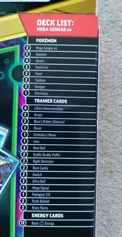 Pokemon TCG Mega Battle Deck Mega Gengar Ex - Brand New - Sealed - Image 3