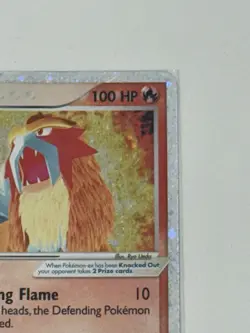 Pokemon TCG Entei ex 91/95 Team Magma Team Aqua Holo - Image 3