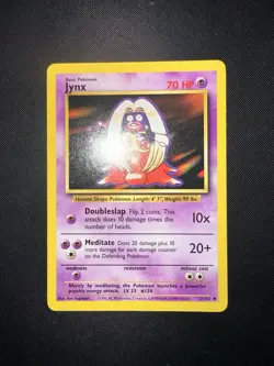 Pokemon TCG Jynx Base Set Unlimited Uncommon Card 31/102 NM Condition - Image 1