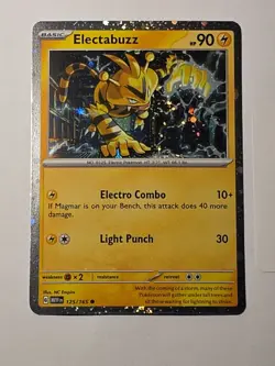 Electabuzz (Cosmos Holo Promo) 125/165 Pokemon 151 NM - Image 1