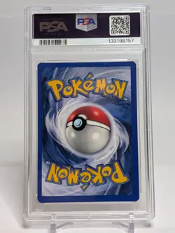 1999 POKEMON GAME 1ST ED #8 MACHAMP-HOLO PSA 7 - Image 2