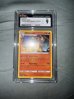 Charizard : Pokemon : McDonald's Promo 2025 M24 EN : 001/015 : CGC 9 Mint Graded - Image 1