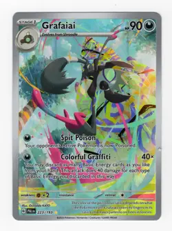 Pokemon Paldea Evolved - 223/193 Grafaiai - Illustration Rare - NM/M - Image 1
