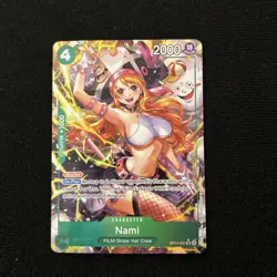 One Piece Nami OP14-031 Alt Art SR The Azure Sea’s Seven English - Image 1