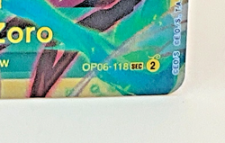 One Piece Roronoa Zoro OP06-118 (SEC) (Reprint) The Best- Vol. 2 (PRB-02) - Image 2