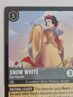 Disney Lorcana Shimmering Skies Snow White Fair-Hearted Non Foil 183/204 - Image 2
