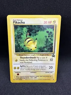 Pikachu Promo #27 Wizards Black Star Promo Pokemon Card Vintage WOTC - Image 1