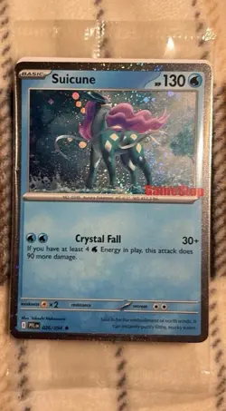 GameStop Stamped Suicune Promo Pokemon Card Release Day Promo - Image 1