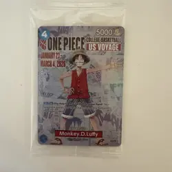 Monkey.D.Luffy (055) (College Basketball US Voyage) P-055 One Piece Promo Cards - Image 1