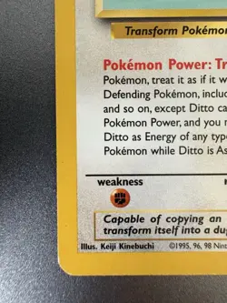 Pokemon TCG Ditto Fossil 18/62 LP Regular Rare Card - Image 3