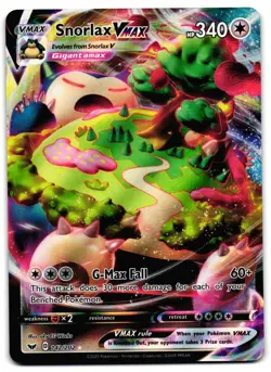 Snorlax VMAX 142/202 - Sword & Shield Rare VMAX Pokemon TCG Holo - NM Card - Image 1