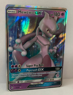 Epic Mewtwo GX - Holo Foil Rare Pokemon Card Lightly Played - Image 1