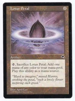 Lotus Petal – MtG – Tempest – EX – 2 available - Image 1