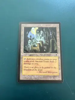MtG Ancient Tomb: Tempest Land NM ACTUAL PHOTOS! - Image 1