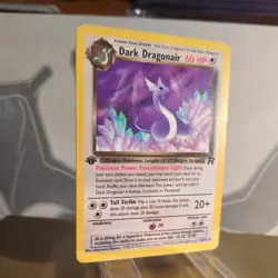 Pokemon Dark Dragonair 33/82 1st Edition Team Rocket WOTC 1999 Vintage LP-MP Exc - Image 4