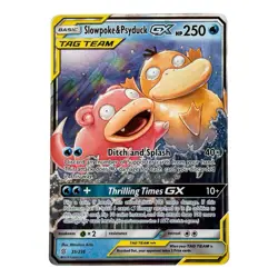 Slowpoke & Psyduck GX 35/236 Unified Minds Tag Team Full Art Pokemon TCG MINT/NM - Image 1