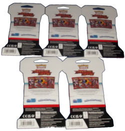 POKEMON TCG: (5) DESTINED RIVALS BLISTER SLEEVE BOOSTER PACKS NISP - Image 3