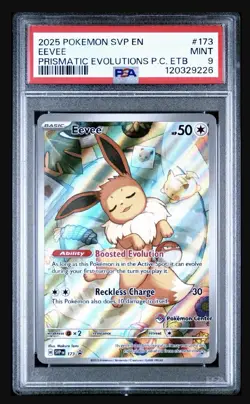 Eevee ETB Black Star Promo Pokemon Center Scarlet & Violet #173 PSA 9 MINT - Image 1