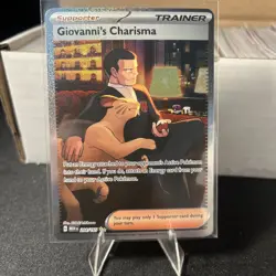 Giovanni’s Charisma 204/165 Illustration Rare – SV 151 Pokemon English - Image 1