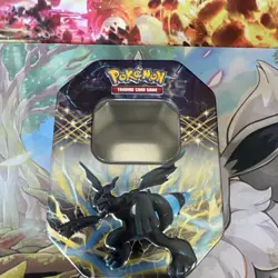 Pokemon TCG 2012 Black & White Zekrom EX Collector's Tin *EMPTY* Vintage - Image 1