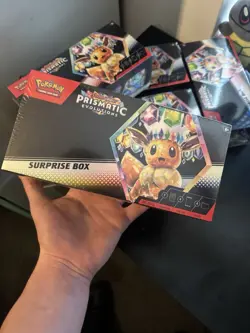 Pokemon TCG Prismatic Evolutions Surprise Box – 1 Box Only – UK Seller - Image 1