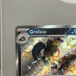 Pokemon TCG Grafaiai Scarlet & Violet Paldean Fates Holo Shiny Rare 190/091 NM - Image 2