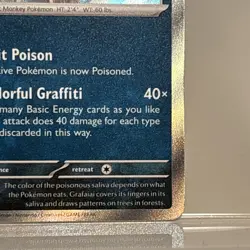Pokemon TCG Grafaiai Scarlet & Violet Paldean Fates Holo Shiny Rare 190/091 NM - Image 5
