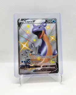 Pokemon Lapras V! Shining Fates: Shiny Vault Full Art Holo Rare! SV110/SV122 - Image 1