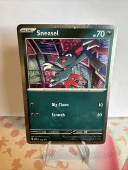 TCG Pokemon TCG Phantasmal Flames Sneasel Black Star Promo Cosmos Holo 020 - Image 1