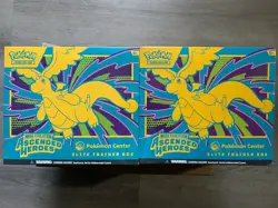 Pokemon TCG - Ascended Heroes Pokemon Center ETB Elite Trainer Box X2 - IN HAND - Image 1