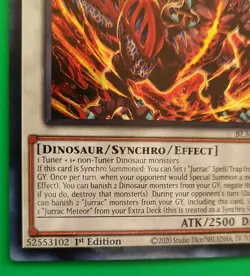 Yugioh Jurrac Astero BLMM-EN018 1st Edition Secret Rare NM Presale - Image 2