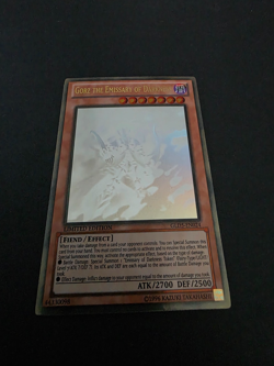 Yugioh - Gorz the Emissary of Darkness Ghost Gold Rare - GLD5-EN024 (LP) - Image 1