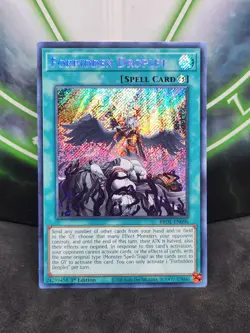 Yugioh Forbidden Droplet BROL-EN090 Secret Rare 1st Edition NM - Image 1