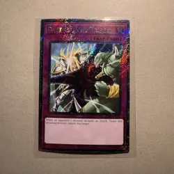 Yu-Gi-Oh! Dimensional Prison RA04-EN132 Platinum Secret Rare 1st Ed Near Mint - Image 1