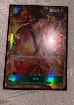 Izo OP01-033 PRB01 Romance Dawn Rare Alternative Art One Piece CCG - Image 1