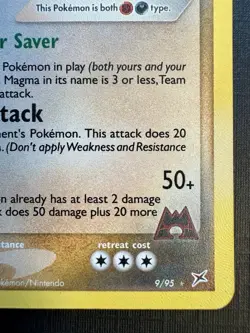 Pokemon TCG: 2004 Team Magma's Groudon 9/95- RARE HOLO- Vintage Pokemon Card - Image 3