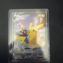 Pokemon Cards Pikachu V TG16/TG30 Lost Origin Trainer Gallery Holo Rare V - Image 1
