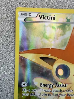 Victini XY117 - Pokemon Full Art Holo Black Star Promo Card- LP - Image 2