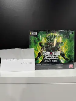 Dragon Ball Super Fusion World Card Game Rivals Clash Booster Box FB06 (SEALED) - Image 1