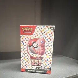 Pokemon TCG Scarlet & Violet 151 Booster Bundle Box Mew English Card Stock - Image 1