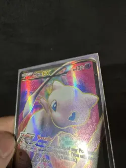 Pokemon Mew EX Full Art Holo Card Dragons Exalted 120/124 RARE - Image 2
