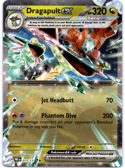 Pokemon TCG Dragapult ex 073/131 Prismatic Evolutions Holo Rare Lightly Played - Image 1