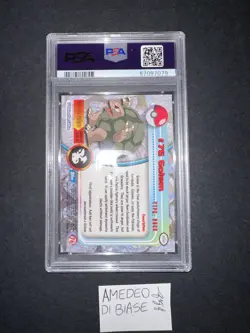 PSA 10 POKEMON TOPPS GOLEM #76 RAINBOW FOIL ENGLISH 1999 - Image 5