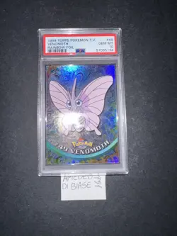 PSA 10 POKEMON TOPPS VENOMOTH #49 RAINBOW FOIL ENGLISH 1999 POP 1 IN THE WORLD! - Image 2
