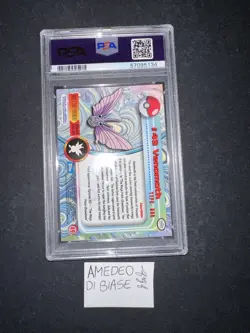 PSA 10 POKEMON TOPPS VENOMOTH #49 RAINBOW FOIL ENGLISH 1999 POP 1 IN THE WORLD! - Image 5