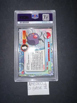 PSA 10 POKEMON TOPPS VENONAT #48 RAINBOW FOIL ENGLISH 1999 POP 1 IN THE WORLD! - Image 5