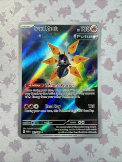 Iron Moth - 187/182 - Paradox Rift Illustration Rare - NM - Pokemon - Image 1